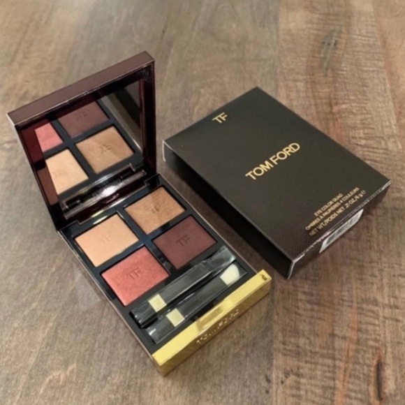 Tom Ford 04 Honeymoon Eyeshadow Quad Palette - Makeup Honey Moon Eye Shadow
